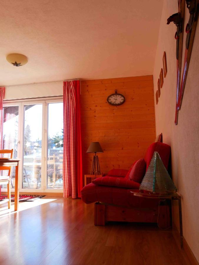 Romantic Chalet-Style Flat With Mountain View Torgon Bagian luar foto